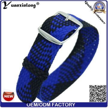 YXL-037 promotionnel vente Perlon Watch Strap hommes femmes chaudes montre bracelet personnalisé Logo usine gros Perlon sangle