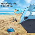 Tentes de plage de printemps entièrement automatique 3-4 personnes