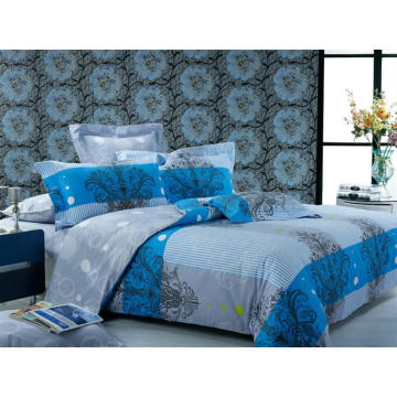 Pigment Printed Bed Sheet Set /Duvet Cover Set