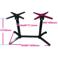 Table ronde table base en aluminium conférence en aluminium pliant empilable pliant les jambes de table