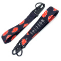 Fashion Cheap Custom Printed Anime Wrist Lanyard