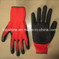 Professional Factory Industrial Polyester Latex Coated Working Working Protection Luvas