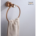 Round Bathroom Accessories Brass Towel Ring