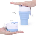 Reusable coffee cup collapsible silicone coffee cup mug