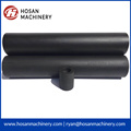 Conveyor composite flat carry roller