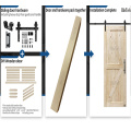 DIY Whole set barn door hardware set with good quality