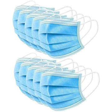 50pcs máscara descartável 3ply máscara protetora