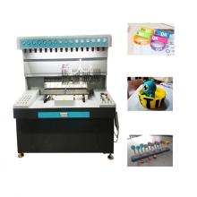 Máquina de inyección de parche de PVC de silicona líquida colorida