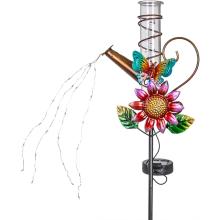 Solar Butterfly Rain Gauges with Glass Tube