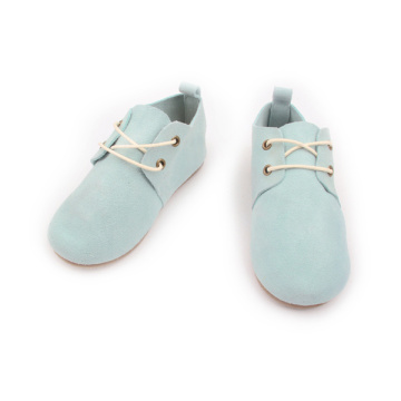 Quality Real Suede Leather Oxford Shoes Kids