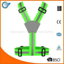 Adjustable Fluorescent Vest Warning Belt for Biking