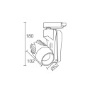 LEDER Beamshift Track Head 15W LED Track Light