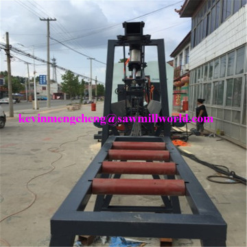 Portable Twin Vertical Saw Gasoline Wood Cutting Band Saw Machine