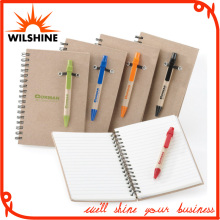 Best Selling Customized Kraft Paper Cover Spiral Notebook (SNB123)