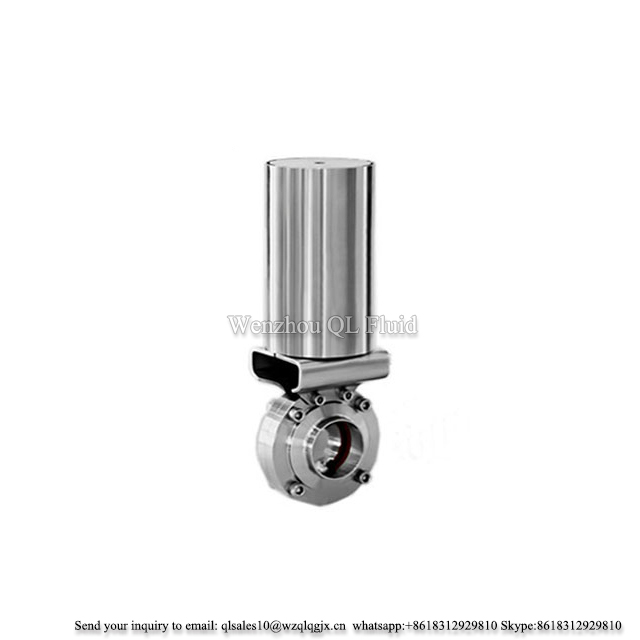 pneumatic butterfly valve 15