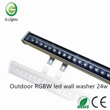 Outdoor RGBW led wall washer 24w