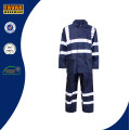 High Visibility Waterproof Coverall Workwear Rain Coat/ Traffic Police Rain Coat