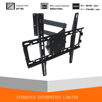 Soporte de montaje de pared de TV de movimiento completo ajustable TV Rack