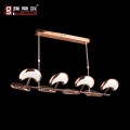 rose gold color led hanging lamp led chandelier lights parts