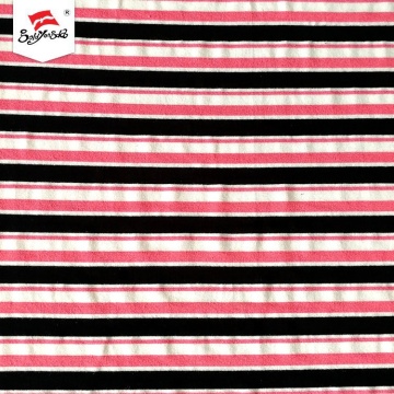 HygroscopicityJersey Knit Stripe Spandex Cotton Fabric