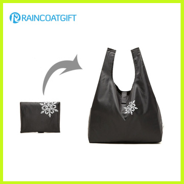 Promoção barato sacola dobrável Shopper poliéster