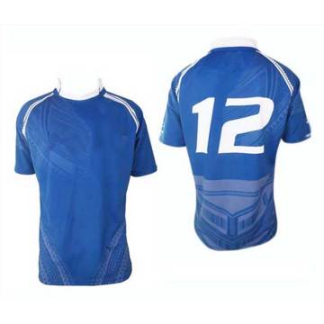 Rugby de encargo Jersey / Rugby al por mayor barato en blanco