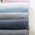 Polyester Double Layers Spandex Wrinkled Fabric