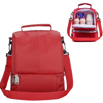 New Trend Convenient Red Polyeater Lunch Cooler Bags