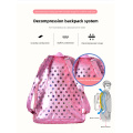 Nombre de la escuela Bolso de la escuela Pink Shopping Sequin College Fashion Bag Travel Sheinking School Sports Sequin mochila con Pompom