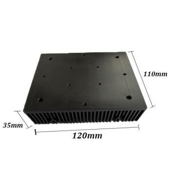 The aluminium heatsink for fan