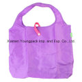 Advertising Promotional Custom Reusable Eco Polyester Foldable Shopping Carrier Tote Bag