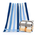 100% Algodão Stripe Beach Towel Tamanho Grande