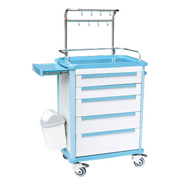 Stainless steel fence ABS treatment cart