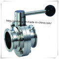 Sanitary Stainless Steel Clamp Butterfly Valve