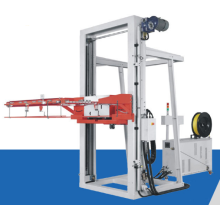 Fully automatic horizontal pallet strapping machine