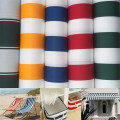 Oxford fabric 100%polyester Stripes for outdoor 1000hours waterproof and sunproof oxford Awning fabric