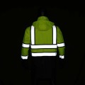 workwear reflective safety reflective security fleece jacket