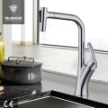 Hot And Cold Swivel Pull-Out Kitchen Sink Faucet