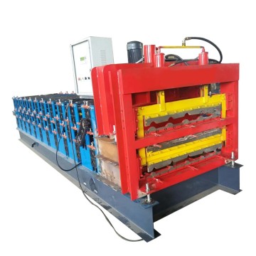 Three Layer Roof Tile Roll Forming Machine