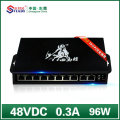 48V 96W 8 Port Outdoor POE Switch