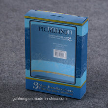 High Quality Printed Plastic Box for men′s handkerchifs (OEM-PVC-Boxes)