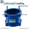 Adaptador de Flange Acoplamento PE PVC UPVC Tubo Universal