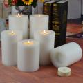 White Resin Pillar Candle Holder For Sale