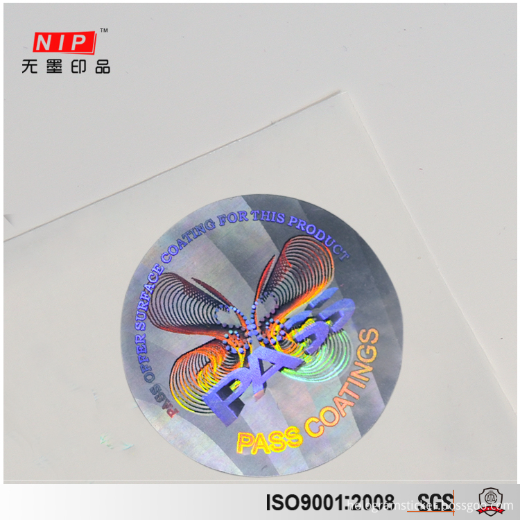 3d hologram labels