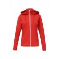 Mesdames poly manches longues zip-zip