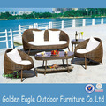 Leisure Furniture Bistro Rattan Wicker Bar Set