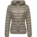 Long Ladies Warm Duck Parka Women Down Jacket