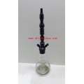 Negro Aluminio Nargile Pipa de fumar Shisha Narguile