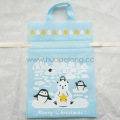 Polar Bear Penguin Christmas Handle Drawstring Gift Bags