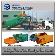 Gompactor Garbage Truck 10 Cbm Mobile Refuse Compactor Station